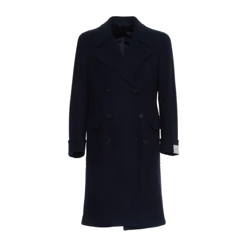 Caruso , Blue Jackets Coats for Men Aw23 ,Blue male, Sizes: