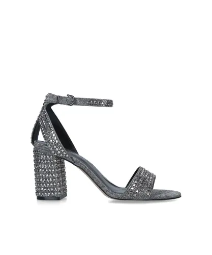 Carvela Womens Kianni Sandals - Dark Grey Fabric
