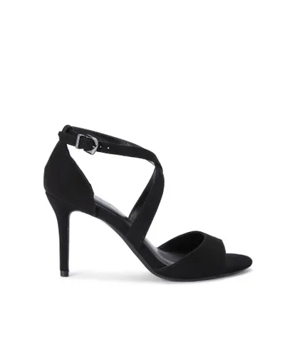 Carvela Womens Kross Sandals - Black Fabric