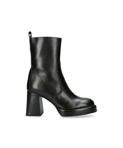 Carvela Womens Leather Contour Boots - Black Leather (archived)