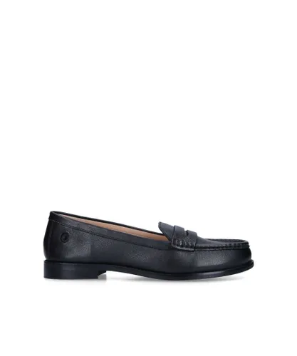 Carvela Womens Leather Crackle Loafers - Black Leather (archived)