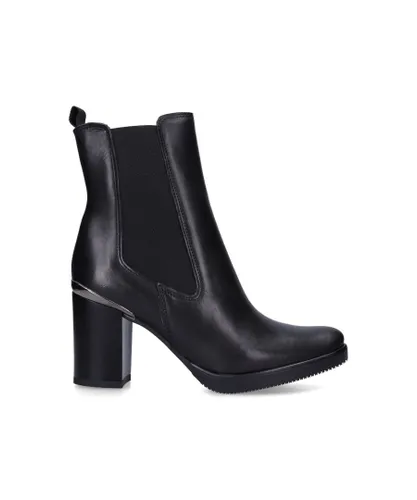 Carvela Womens Leather Reach Ankle Boots - Black Leather (archived)