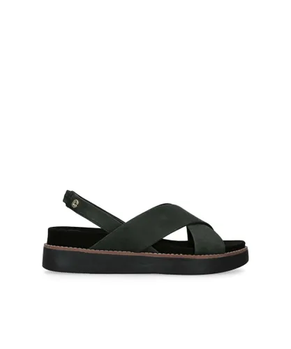 Carvela Womens Leather Reign Sandals - Black Leather (archived)