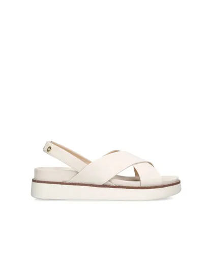 Carvela Womens Leather Reign Sandals - White Leather (archived)