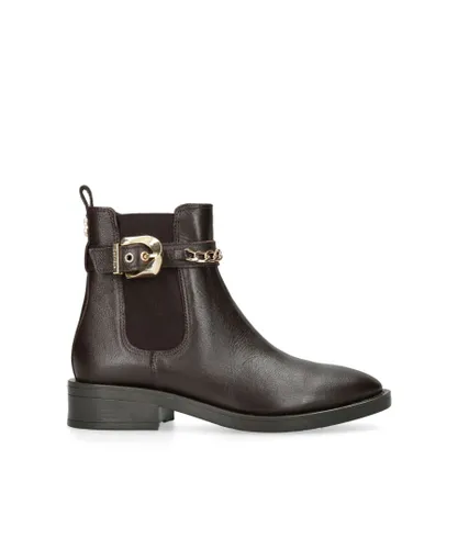 Carvela Womens Leather Rider Ankle Boots - Brown Leather (archived)