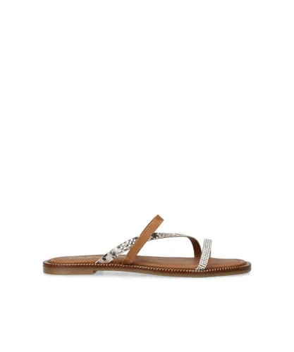Carvela Womens Leather Serenity Sandals - Gold Leather (archived)