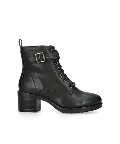 Carvela Womens Leather Snug Boots - Black Leather (archived)
