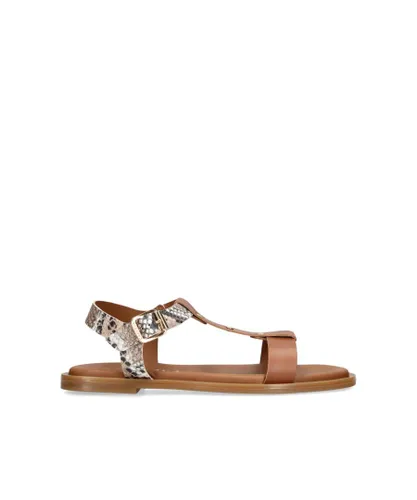 Carvela Womens Leather Solar Sandals - Tan Leather (archived)