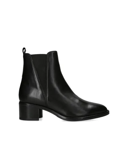 Carvela Womens Leather Spectate Chelsea Boots - Black Leather (archived)