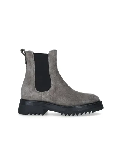 Carvela Womens Leather Strong Boots - Grey Leather (archived)
