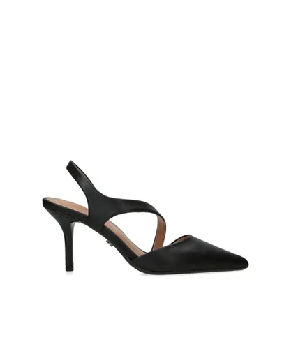 Carvela Womens Leather Symmetry Court Heels - Black Leather (archived)