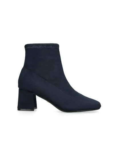 Carvela Womens Quant Ankle Boot 2s - Navy Fabric