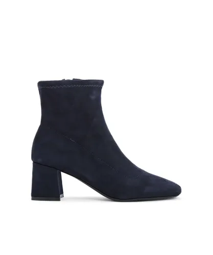 Carvela Womens Quant Ankle Boots - Navy Fabric