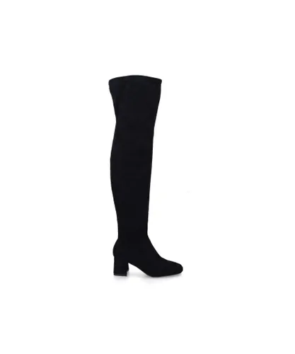 Carvela Womens Quant Otk Boots - Black Fabric