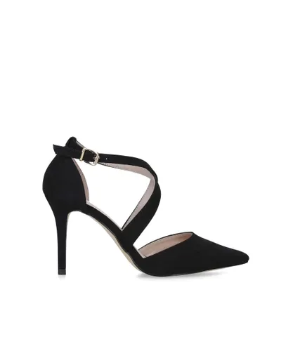 Carvela Womens Suedette Kross 2 Heels - Black