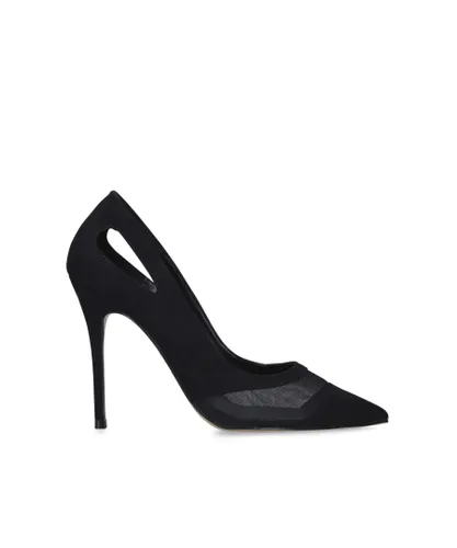 Carvela Womens Suedette Luxx Heels - Black