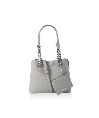 Carvela Womens Suedette Mini Cammie 3 Bag - Grey - One Size
