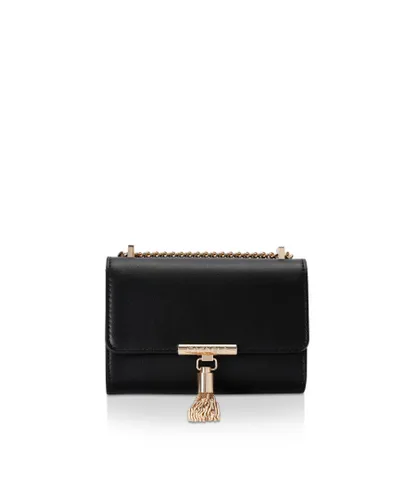 Carvela Womens Victoria Mini Tassel Bag - Black - One Size