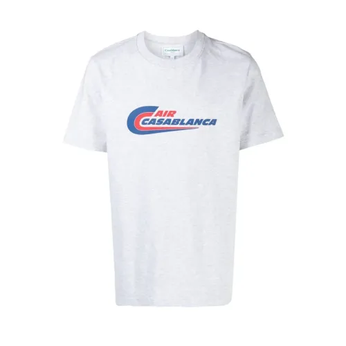 Casablanca , Air Print T-Shirt in Grey ,White male, Sizes: ONE