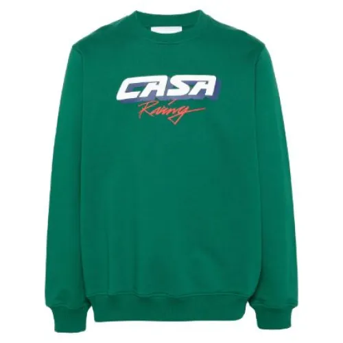 Casablanca , Dark Green 3D Racing Sweatshirt ,Green male, Sizes: