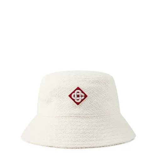 CASABLANCA Diamond Logo Bucket Hat - White