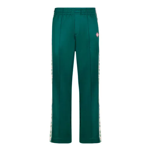 Casablanca , Green Maurel Track Pants ,Green male, Sizes: