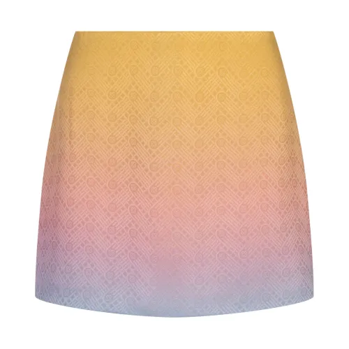 Casablanca , Ping Pong Gradient Mini Skirt ,Multicolor female, Sizes: