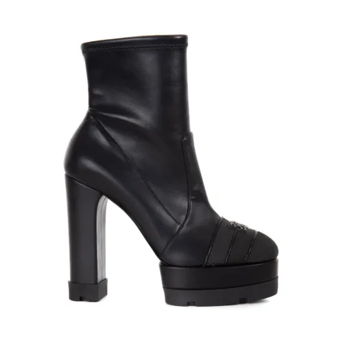 Casadei , Black High Heel Boots ,Black female, Sizes: