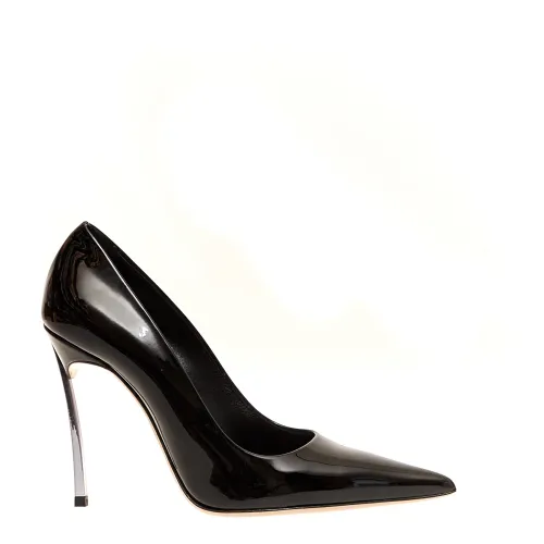 Casadei , Black Patent Leather Heels