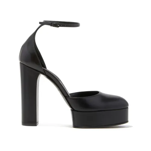 Casadei , Elegant 12cm Heeled Sandals ,Black female, Sizes: