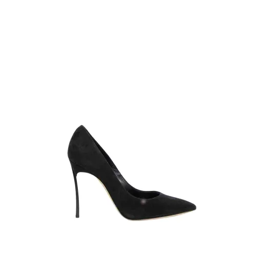 Casadei , Elegant Decolleté Shoes ,Black female, Sizes:
