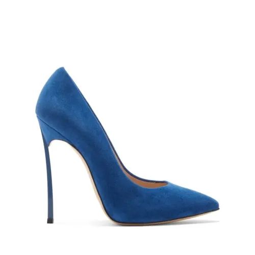 Casadei , Elegant Decolleté Shoes ,Blue female, Sizes:
