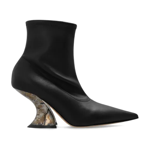 Casadei , ‘Elodie’ heeled ankle boots ,Black female, Sizes: