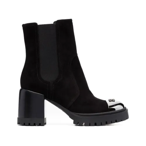 Casadei , Heeled Boots ,Black female, Sizes: