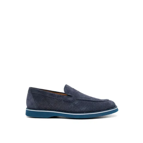 Casadei , Scarpa loafers ,Blue male, Sizes: