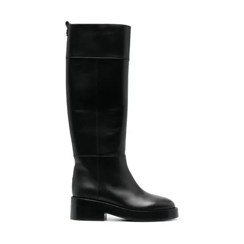 Casadei , Stylish Heeled Boots ,Black female, Sizes: