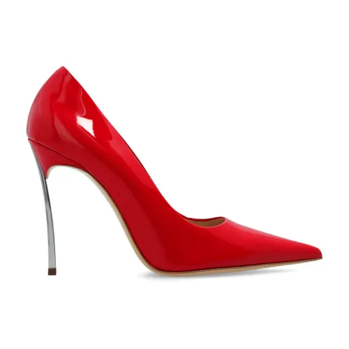 Casadei , ‘Super Blade’ glossy stiletto pumps ,Red female, Sizes: