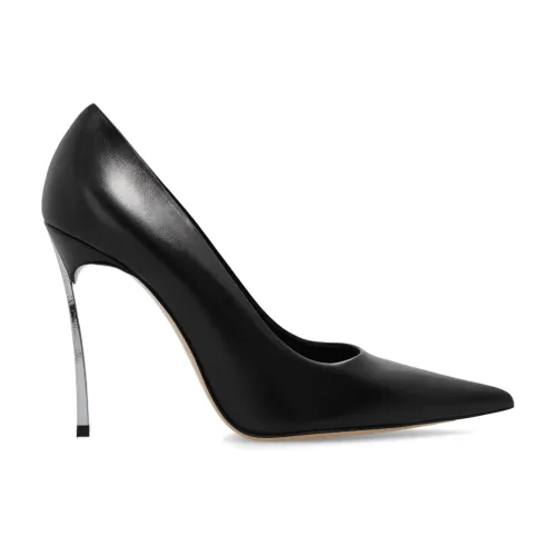 Casadei , ‘Super Blade’ leather stiletto pumps ,Black female, Sizes: