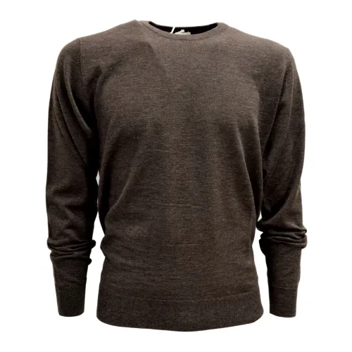 Cashmere Company , Sweater ,Brown male, Sizes: