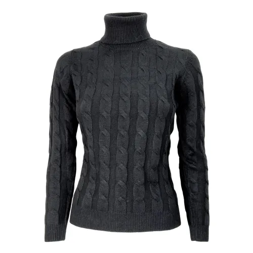 Cashmere Company , Sweatshirt ,Black female, Sizes: