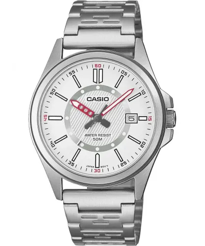Casio Collection Mens Silver Watch MTP-E700D-7EVEF Stainless Steel (archived) - One Size