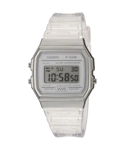 Casio Collection Unisex's Transparent Watch F-91WS-7EF - One Size