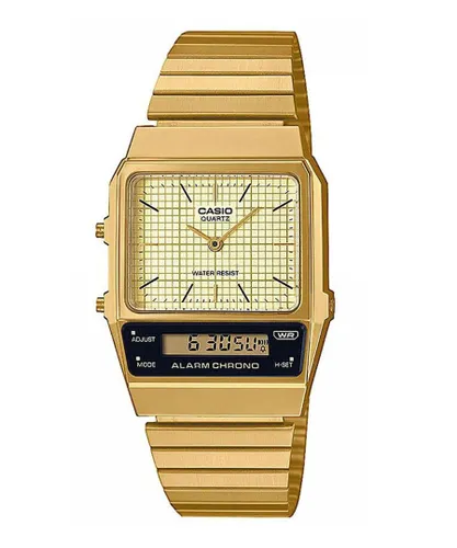 Casio Collection Vintage Mens Gold Watch AQ-800EG-9AEF Stainless Steel (archived) - One Size