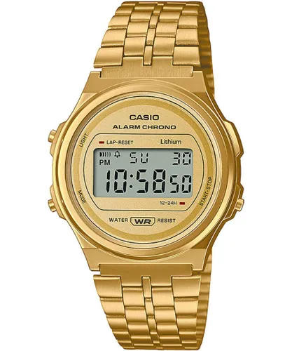 Casio Collection Vintage WoMens Gold Watch A171WEG-9AEF Stainless Steel (archived) - One Size