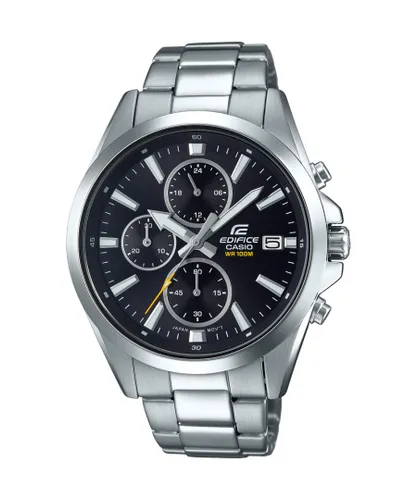 Casio Edifice Mens Silver Watch EFV-560D-1AVUEF Stainless Steel (archived) - One Size