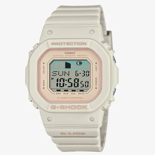 Casio G-Shock G-Lide Beach Nostalgia Cream Watch GLX-S5600-7ER