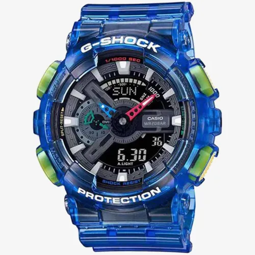 Casio G-Shock Joytopia Clear Blue Resin Watch GA-110JT-2AER