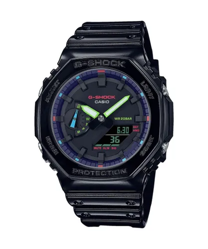 Casio G-shock Mens Black Watch GA-2100RGB-1AER - One Size