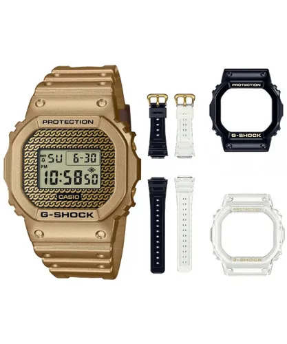 Casio G-shock Mens Gold Watch DWE-5600HG-1ER - One Size