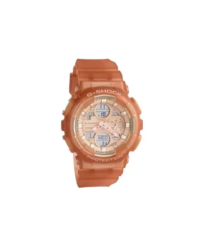 Casio G-Shock Unisex WoMens Brown Watch GMA-S140NC-5A1ER - Peach Resin - One Size